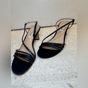 Nina Blue Shinny Heels